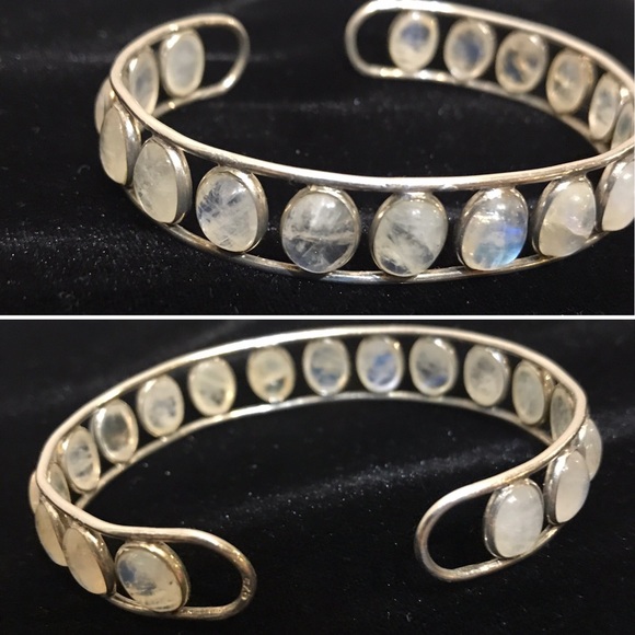 Vintage Jewelry - Moonstone Cuff Bracelet